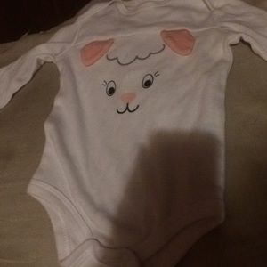 Kidgets 3/6 month long sleeve baby girl onesie